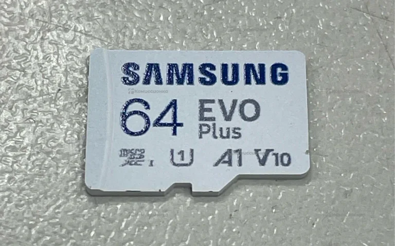 Карта памяти Samsung EVO Plus microSDXC 64 ГБ