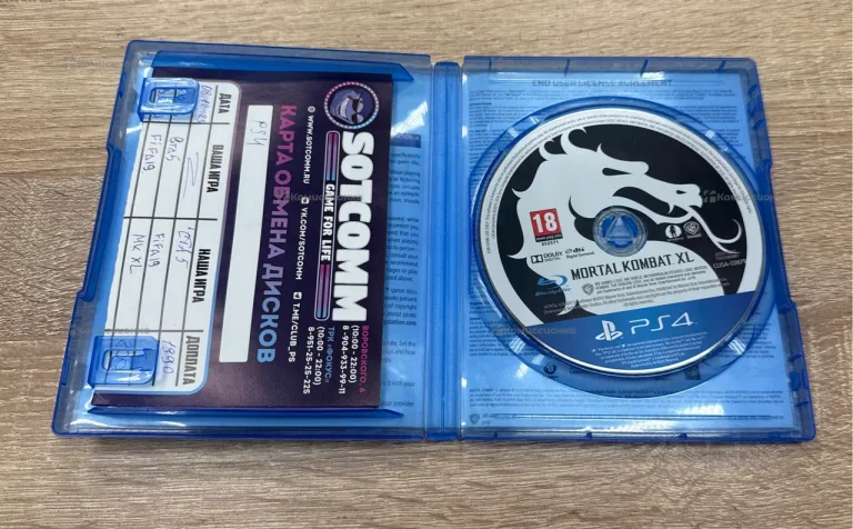 Sony PlayStation 4 диск Mortal Kombat XL