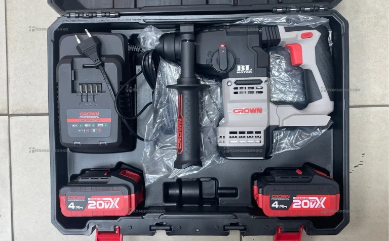 Аккумуляторный перфоратор CROWN CT28001HX-4 BMC