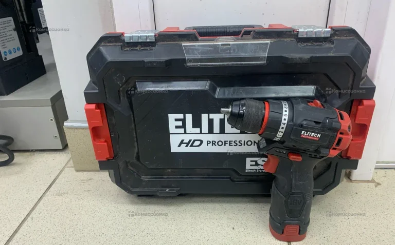 Дрель шуруповерт аккумуляторная ELITECH CD 16l2