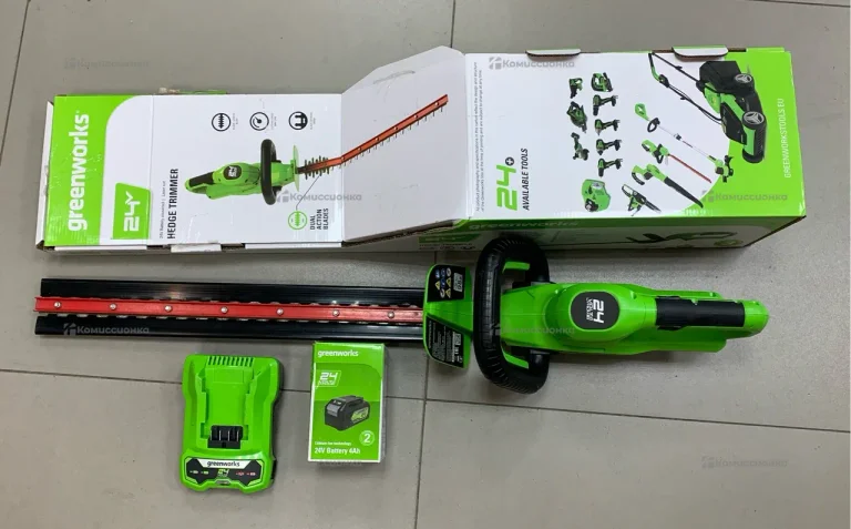 аккумуляторный кусторез Greenworks 2205507