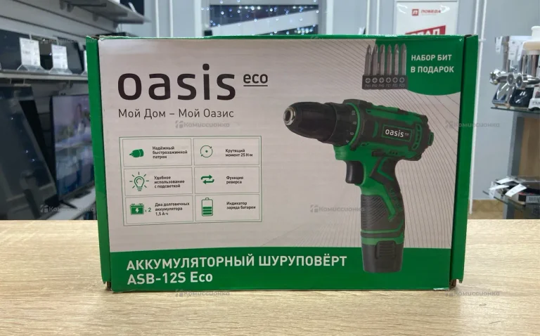 Дрель-шуруповерт Oasis ASB-12S Eco