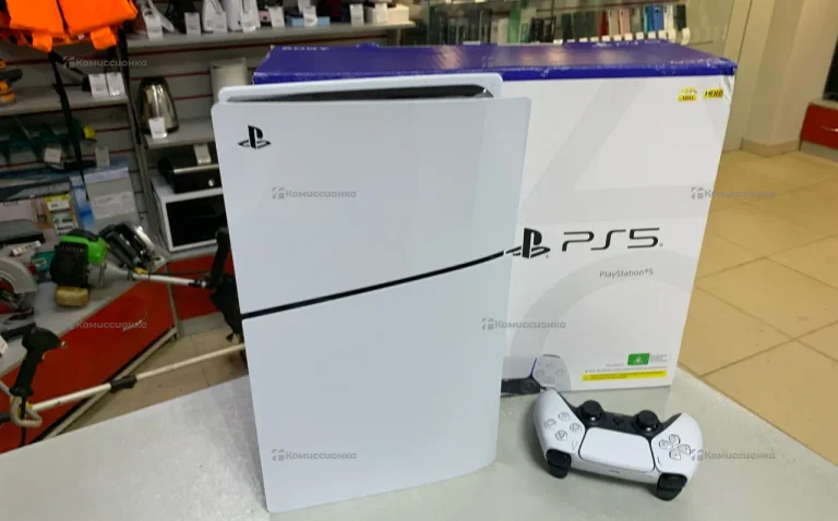 Приставка ps5 slim с дисководом на 1тб (новая)
