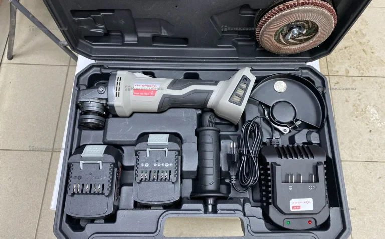 УШМ аккумуляторная Интерскол УШМ-125/18В