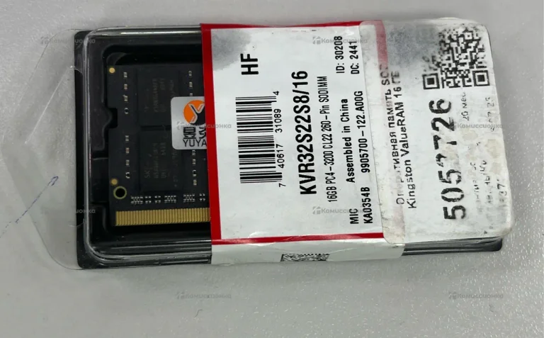 Оперативная память DDR4 16 GB для ноутбука
