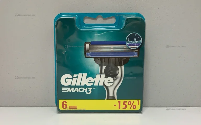 Кассета Gillette Mach 3 (6ш)