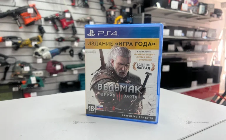 PS4. Диск Ведьмак 3