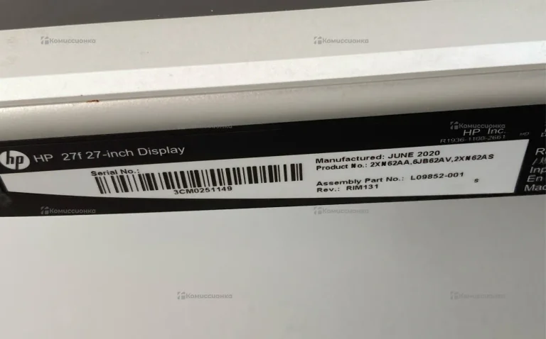 Монитор Hp 27f Display