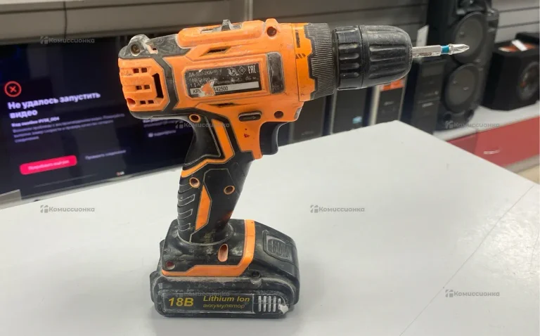 Аккумуляторная дрель-шуруповерт ВИХРЬ ДА-18Л-2КА