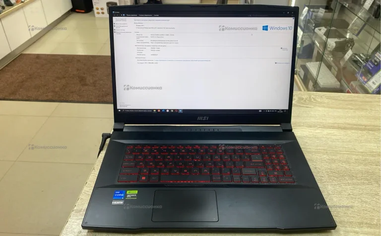 Ноутбук MSI katana GF76