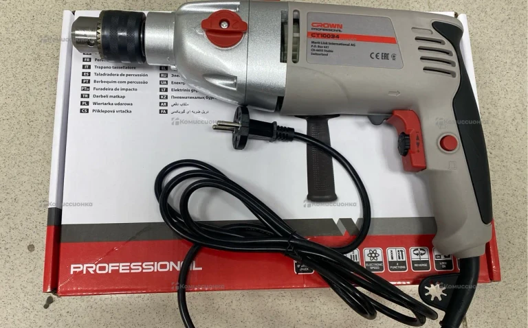 Ударная дрель CROWN CT10092