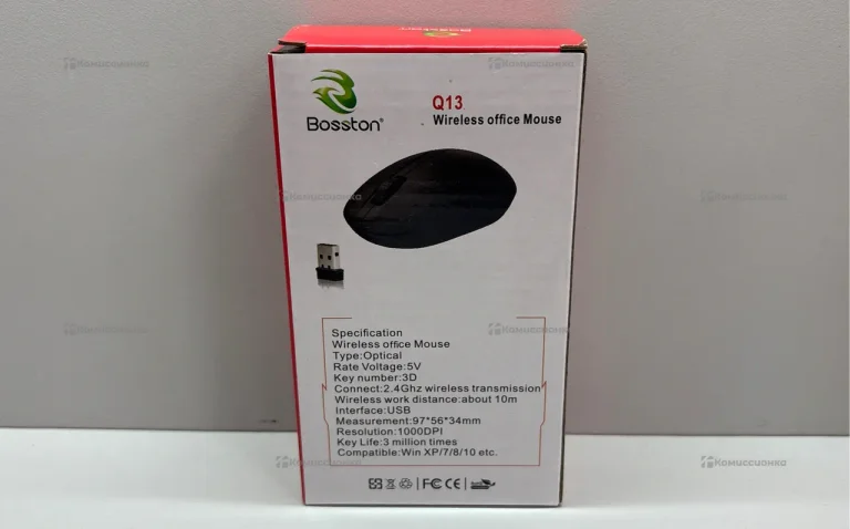 Мышь беспроводная игровая Bosston Q13 (черный)