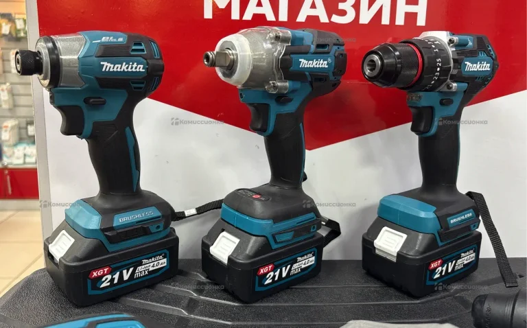 Набор 6 в 1 Makita 4 АКБ