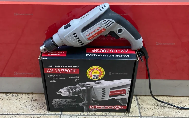 Дрель ударная Интерскол ДУ-13/780ЭР