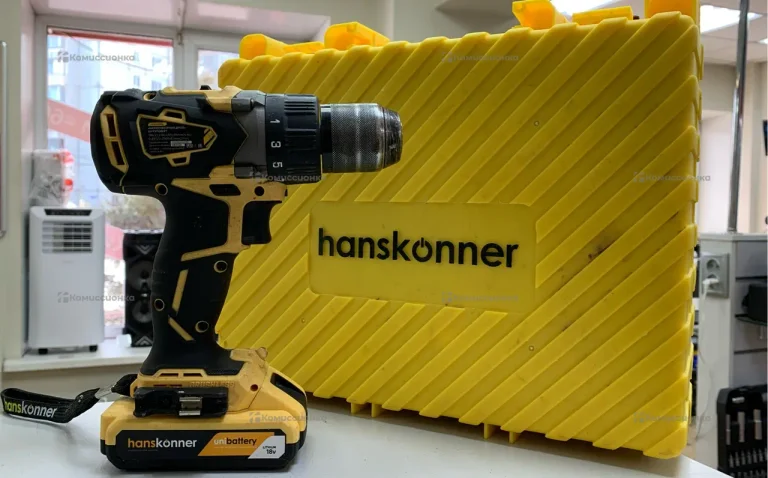 Аккумуляторная дрель-шуруповерт Hanskonner HCD1865