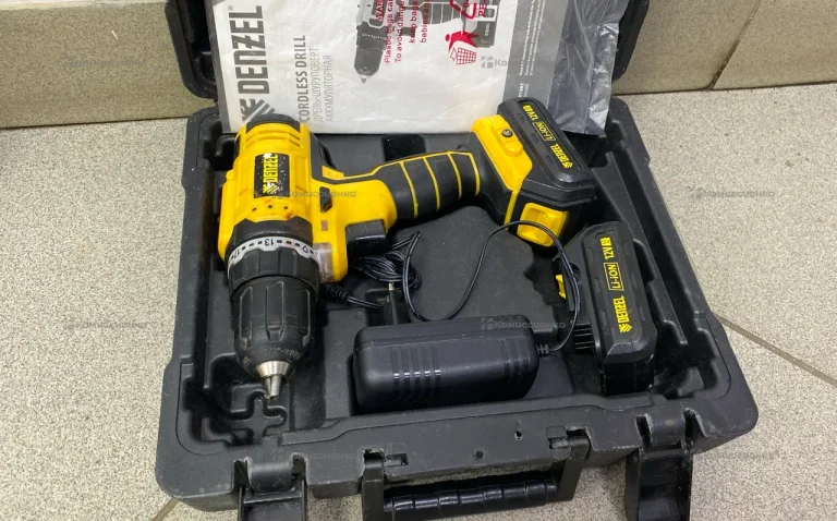 Дрель-шуруповерт Denzel аккумуляторная CDL-12CB