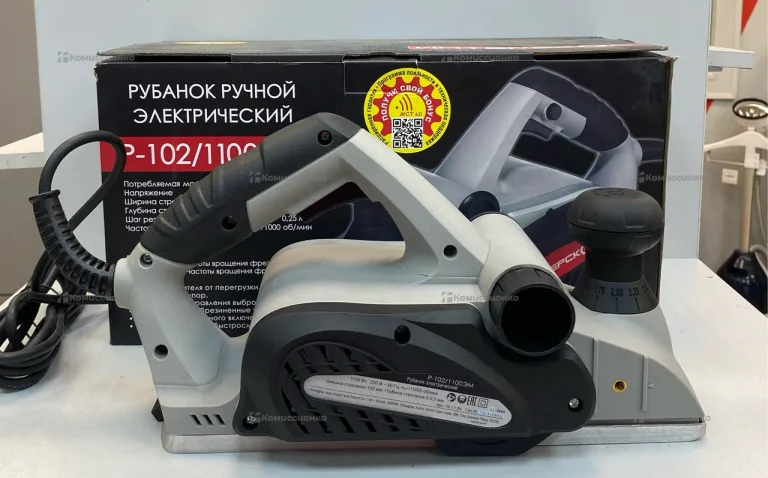 Электрорубанок Интерскол Р-102/1100ЭМ