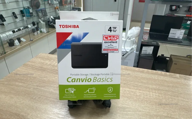 Внешний жесткий диск Toshiba Canvio Basics, 4 ТБ