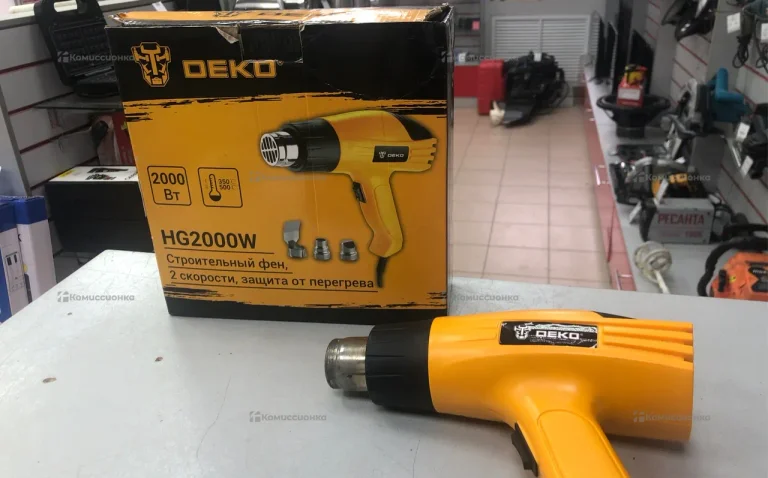 Строительный фен Deko HG2000W
