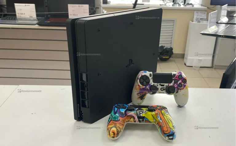 Приставка PS4 slim 500Gb ПО 12.50