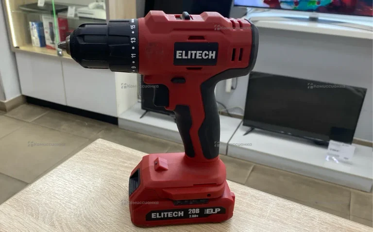 Дрель-шуруповерт Elitech ДА 20-2CЛ