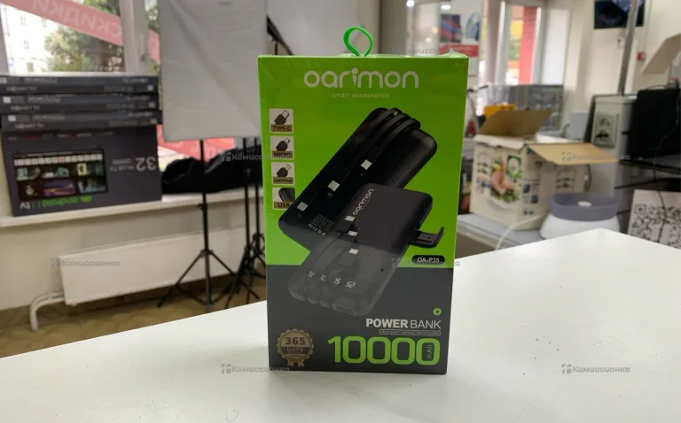 Power Bank  10к с кабелями