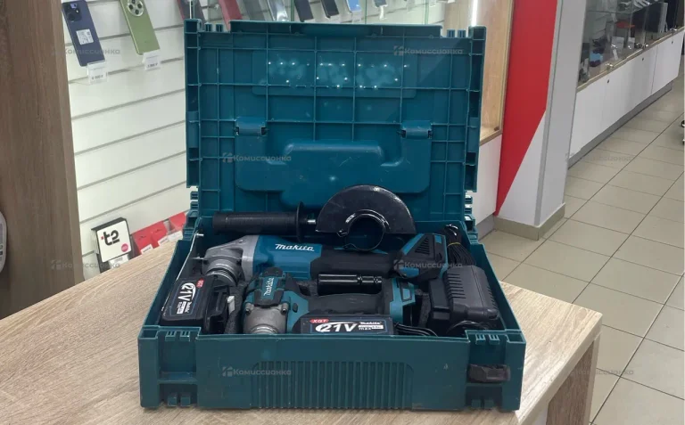 Аккумуляторный гайковерт + УШМ Makita 21v