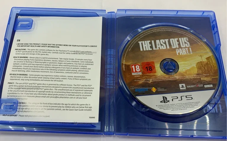 PS5 Диск. The last of Us Part 1