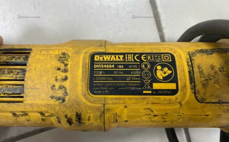 Прямая шлифмашина dewalt DWE4884