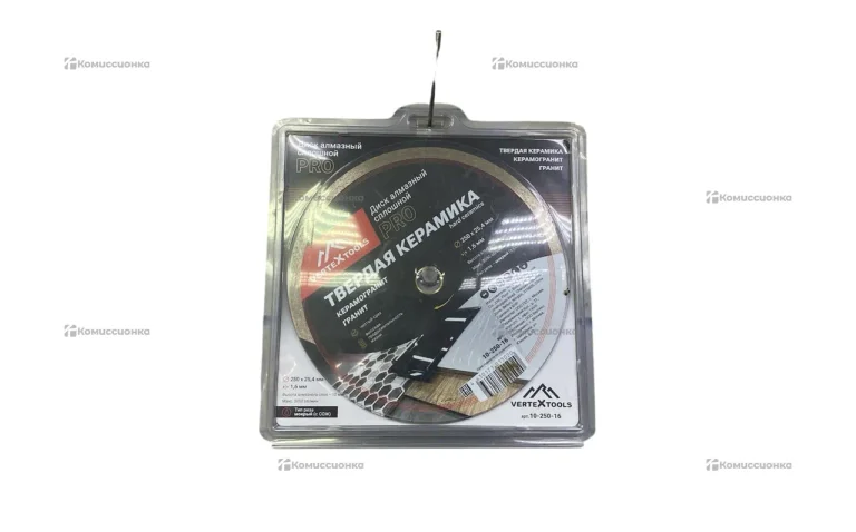 Диск алмазный сплошной VertexTools 250x25.4mm