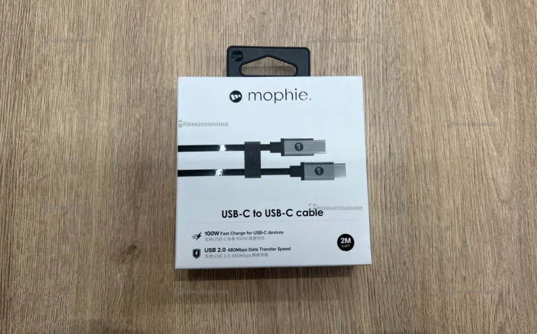 Кабель Mophie Type-C to Type-C 100W 2m Black