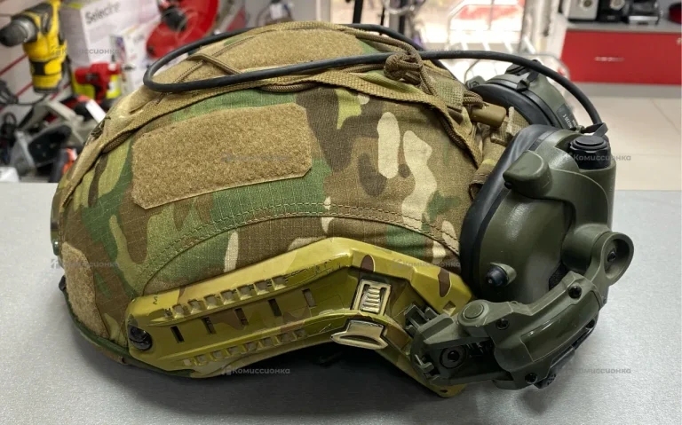 Тактический шлем боевой OPS Core Fast BR2+Наушники