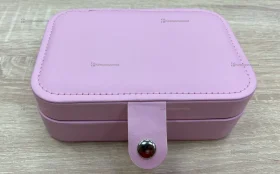 Шкатулка органайзер розовая для ювелирных украшен