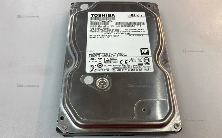 Жесткий диск  Toshiba 500gb