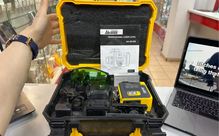 Лазерный уровень Akinzo Ak-4d16a Green