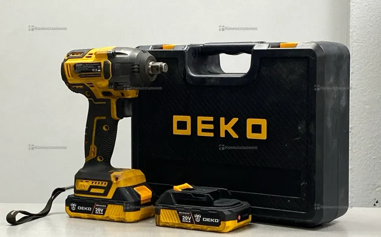 Deko гайковерт аккумуляторный ударный бесщеточный