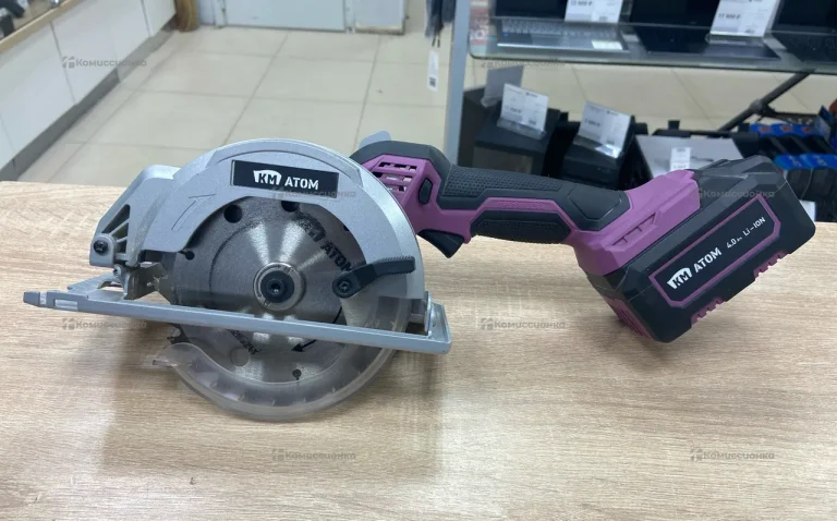 Аккумуляторная дисковая пила КМ АТОМ CDS-182BL