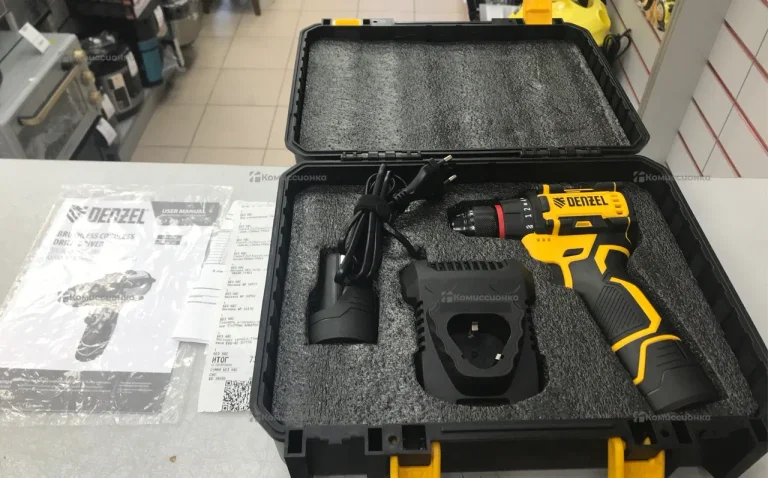 Дрель-шуруповерт аккумуляторная бесщет. CDH-BL-12