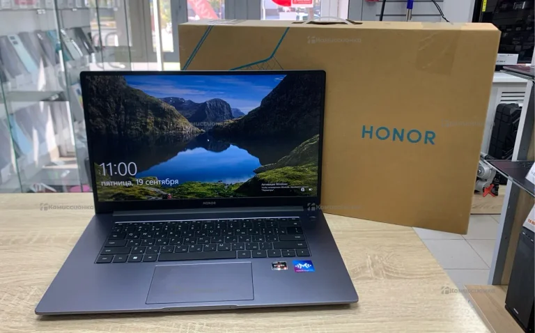 Ноутбук  Honor BMH-WDX9/Rayzen 5 5500U/DDR4 8gb/SS
