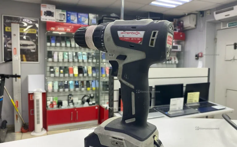 Аккумуляторная дрель Интерскол ДА-10/18В