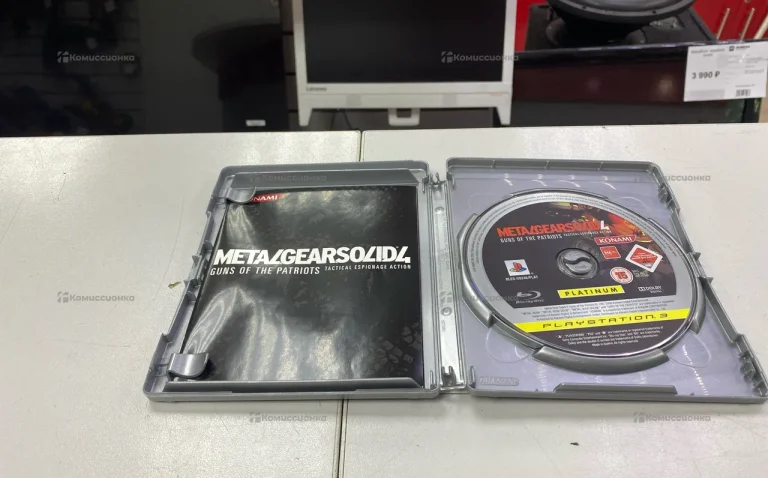 Sony диск для ps3 metal gear solid 4