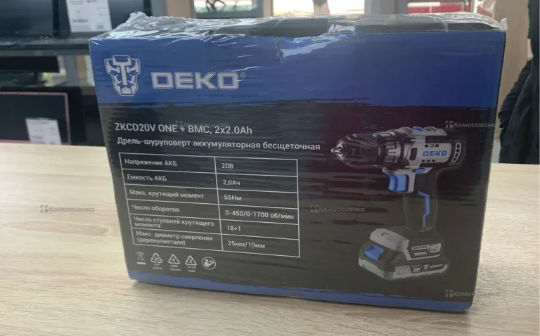 Дрель-шуруповерт аккумуляторная DEKO ZKCD20V