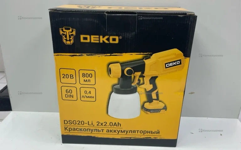 Аккумуляторный Краскопульт Deko DSG20