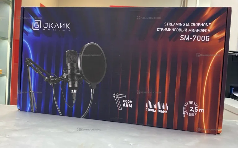 Микрофон конденсаторный oklik gaming sm-700g