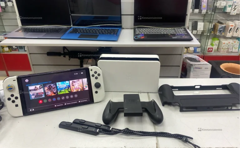 Приставка игровая Nintendo switch Oled 64(256gb) прошитая