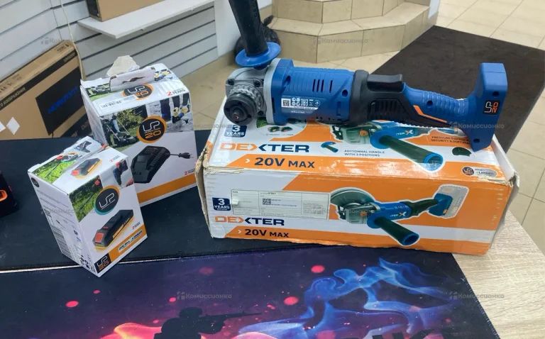 Аккумуляторная УШМ Dexter 20VAG2-125.1