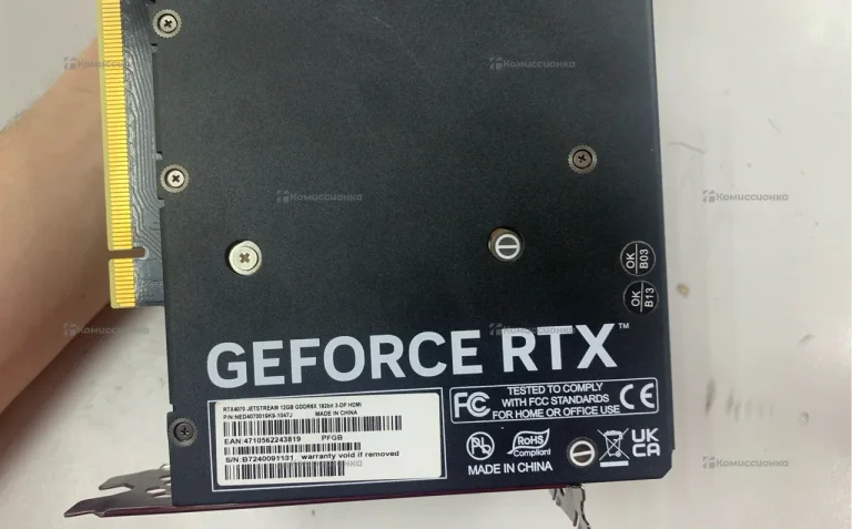 Видеокарта GeForce rtx 4070 12gb