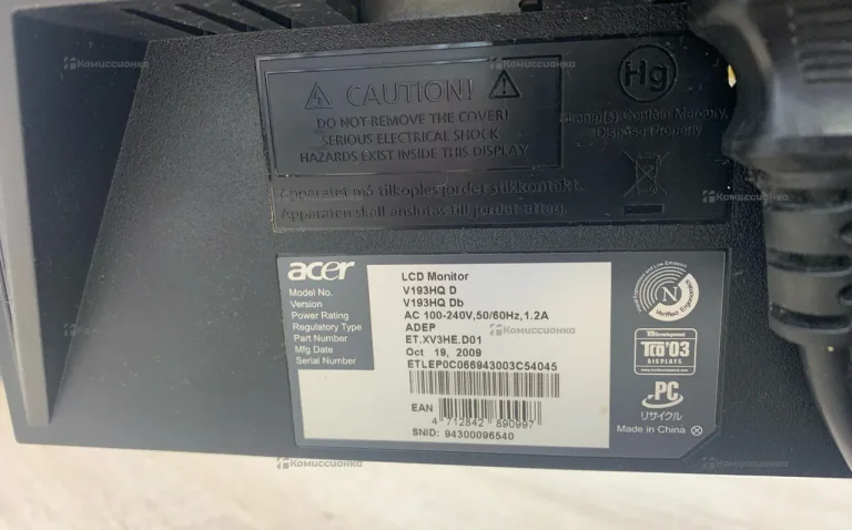 Монитор Acer V193HQAb