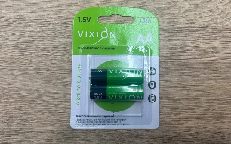 Батарейка (АА) Алкалиновая Vixion LR6 Блистер 2шт (Z)