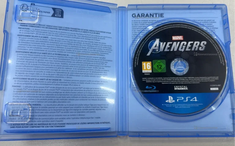 Sony диск PS4 Marvel Avengers